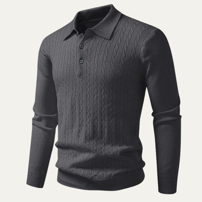 Comfortable Classic Crew Neck Cotton Sweater