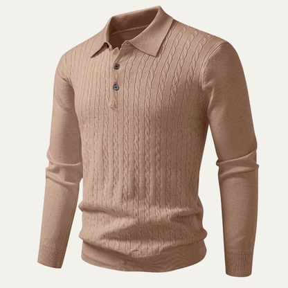 Comfortable Classic Crew Neck Cotton Sweater