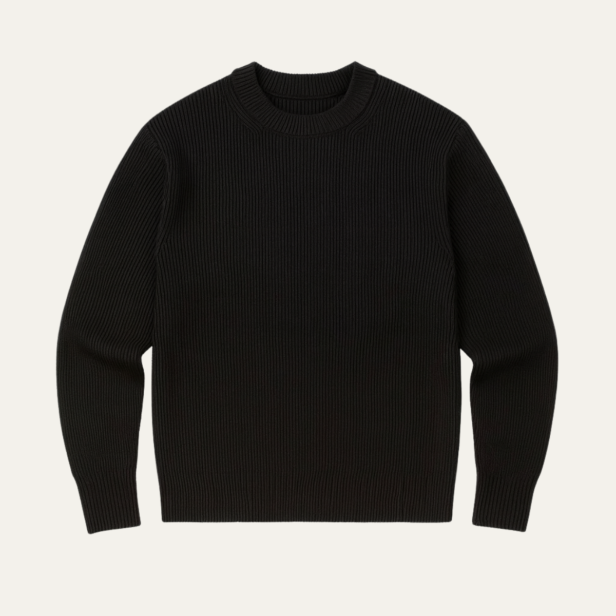 Classic Fit Men's Ribbed Sweater