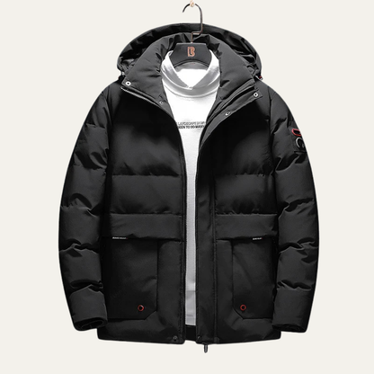 Warm Water-Resistant Padded Parka Jacket - OutfitLondon