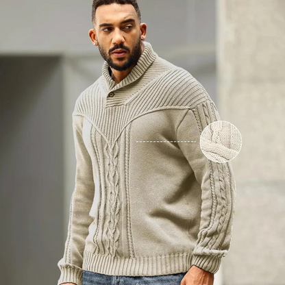 Men's Crew Neck Thick Knit Jumper