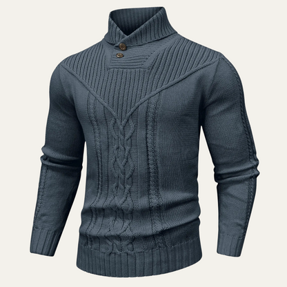Men's Crew Neck Thick Knit Jumper