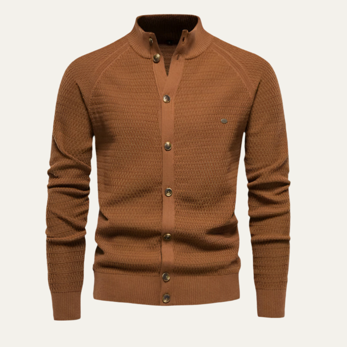 Men's Soft Chunky Knit Cardigan