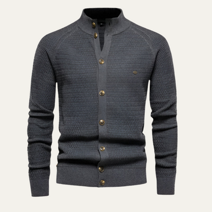 Men's Soft Chunky Knit Cardigan