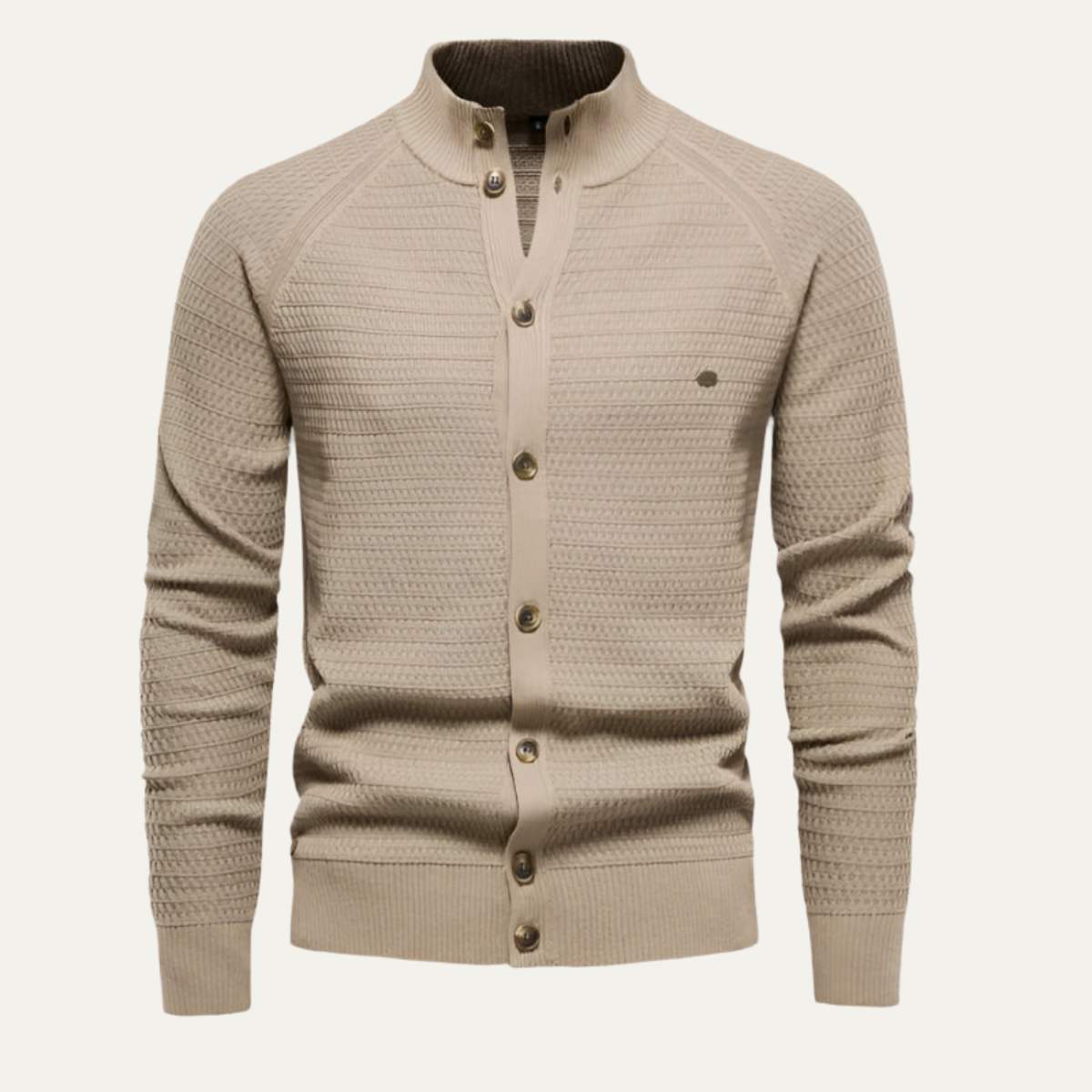Men's Soft Chunky Knit Cardigan