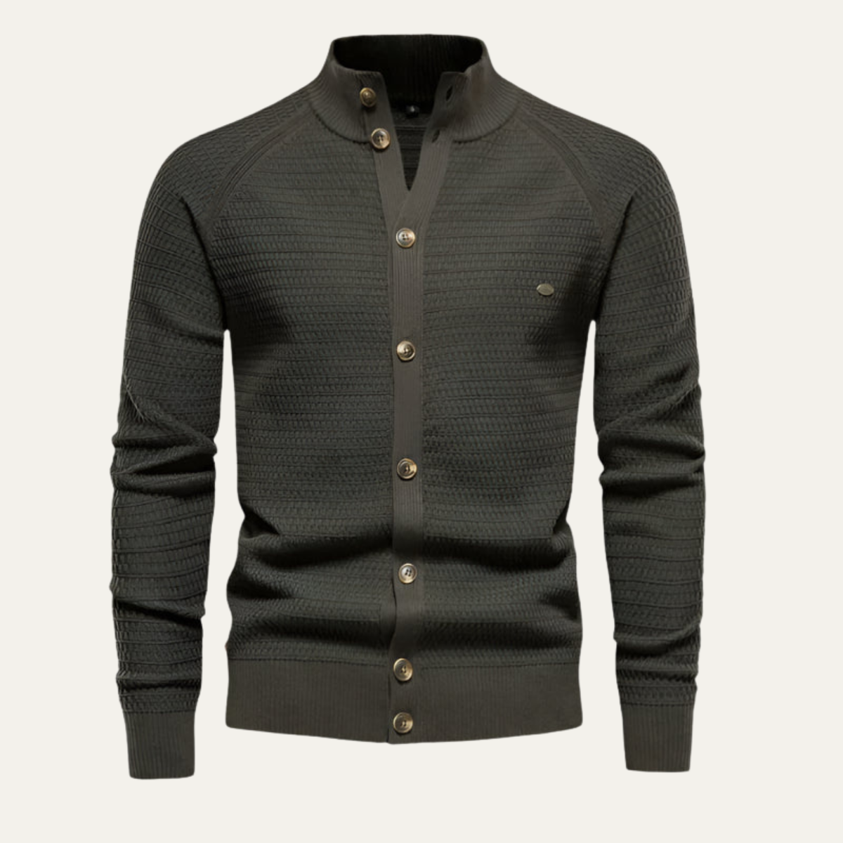 Men's Soft Chunky Knit Cardigan
