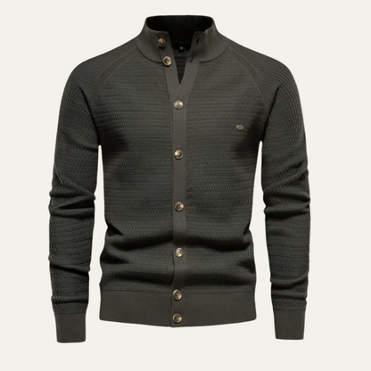 Men's Soft Chunky Knit Cardigan