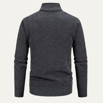 Men's Warm Crew Neck Pullover Jacket