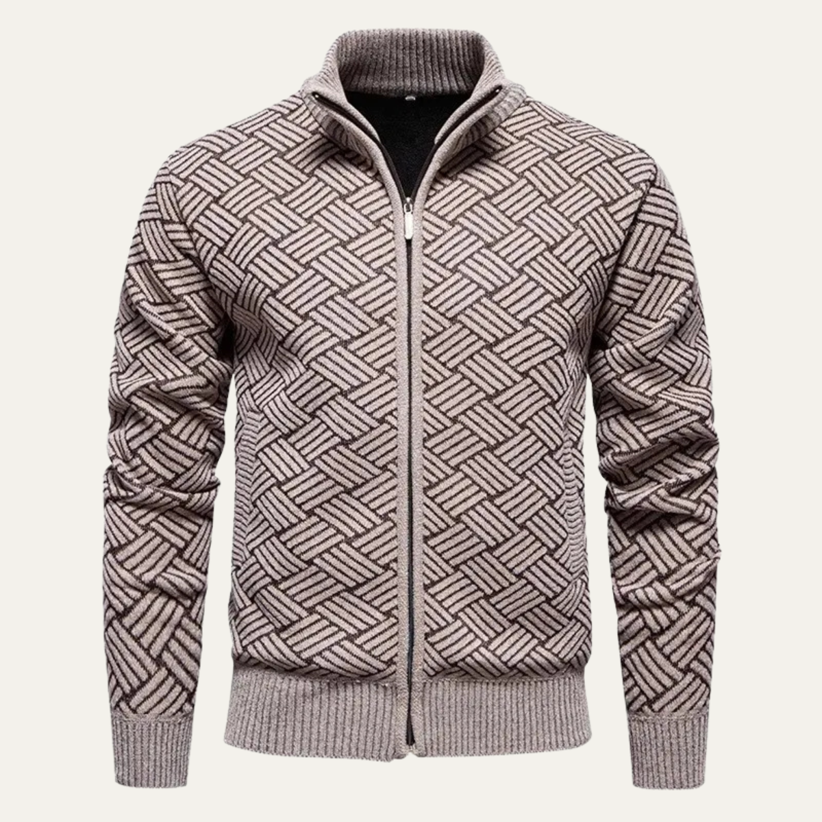 Men's Warm Crew Neck Pullover Jacket