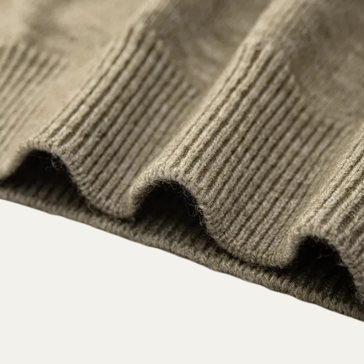 Soft Texture Men's Zip Up Sweater