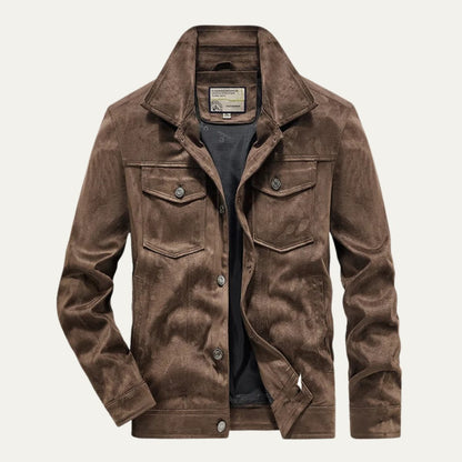 Tough Leather Outdoor Jacket - OutfitLondon