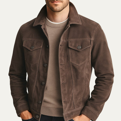 Tough Leather Outdoor Jacket