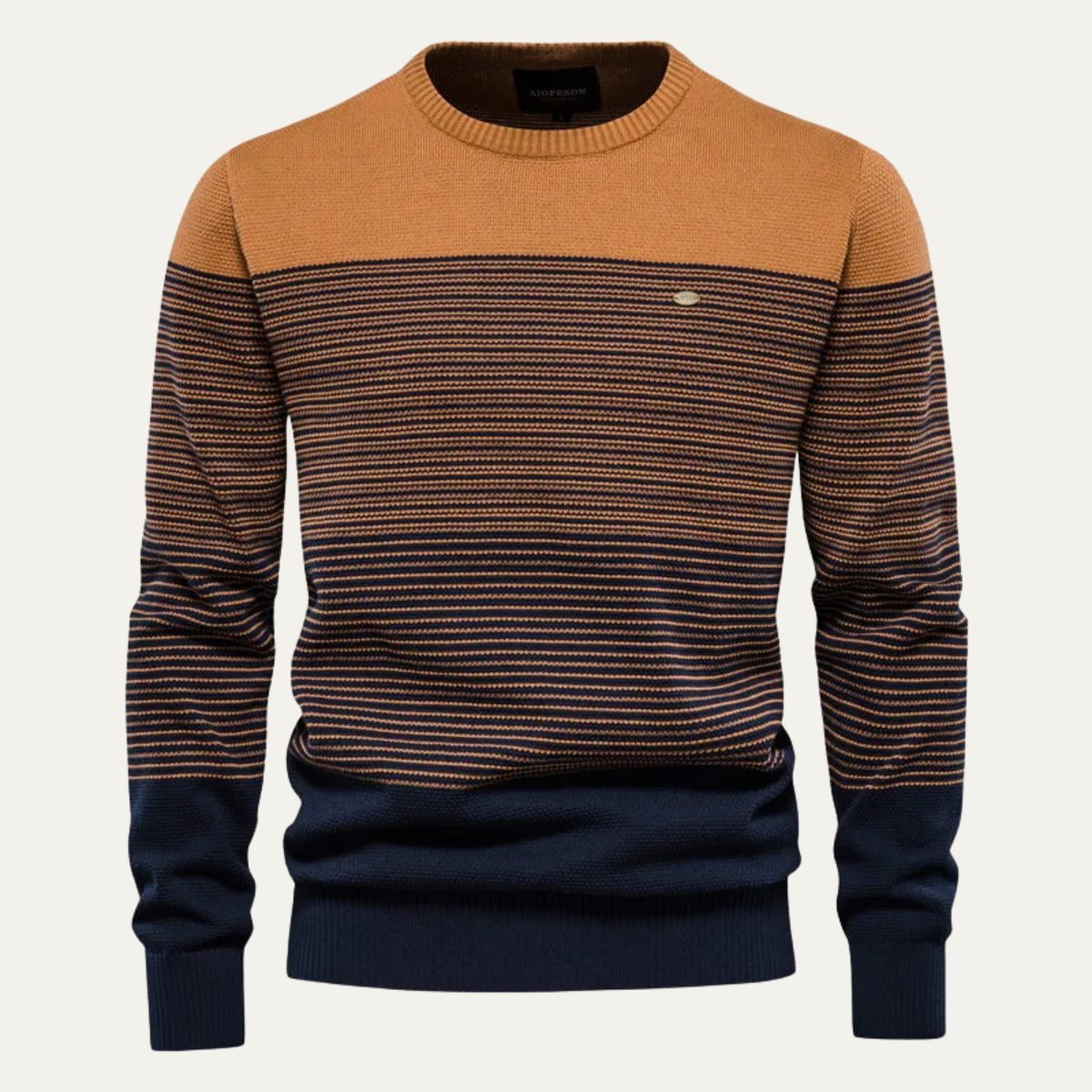 Classic Multi Color Crew Neck Sweater
