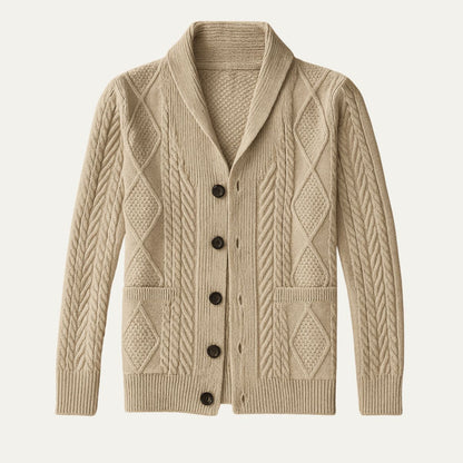 Men's Soft Chunky Knit Sweater - OutfitLondon