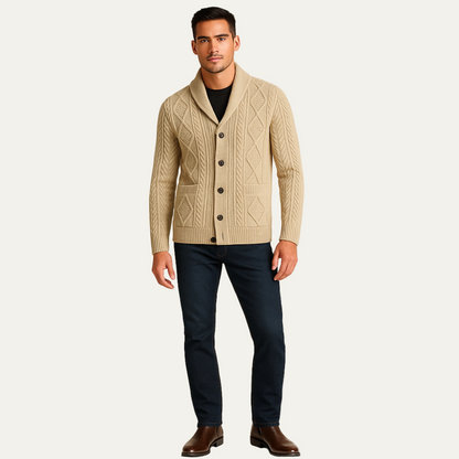 Men's Soft Chunky Knit Sweater
