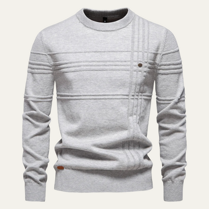 Classic Fit Ribbed Knit Sweater