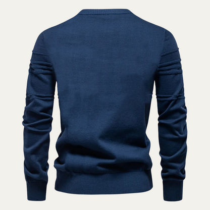Classic Fit Ribbed Knit Sweater