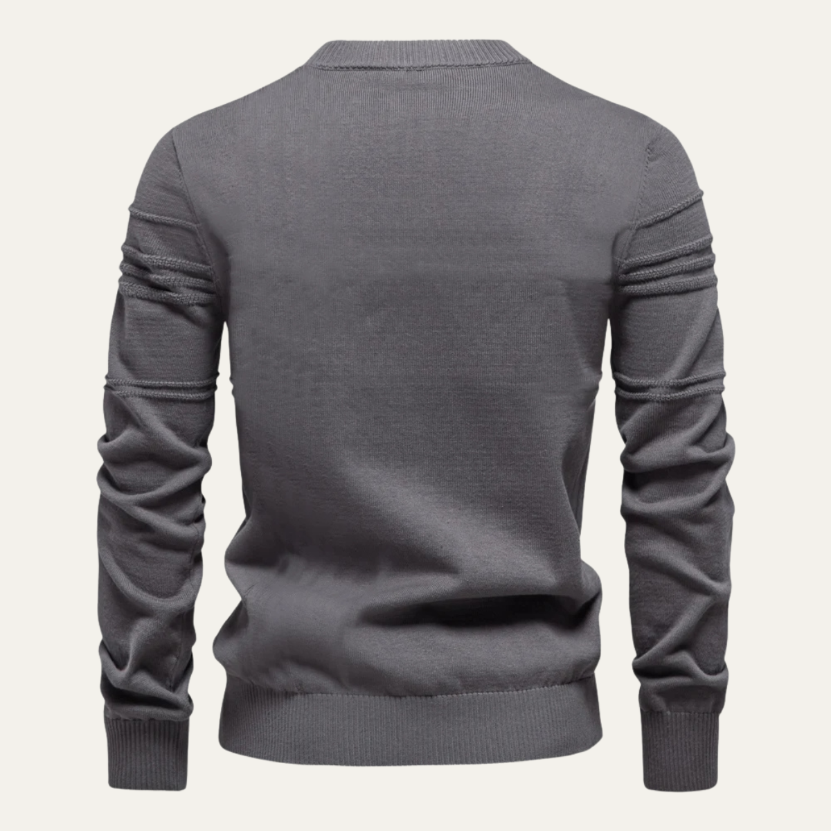 Classic Fit Ribbed Knit Sweater
