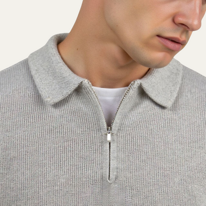 Classic Fit Stripe Crew Neck Sweater