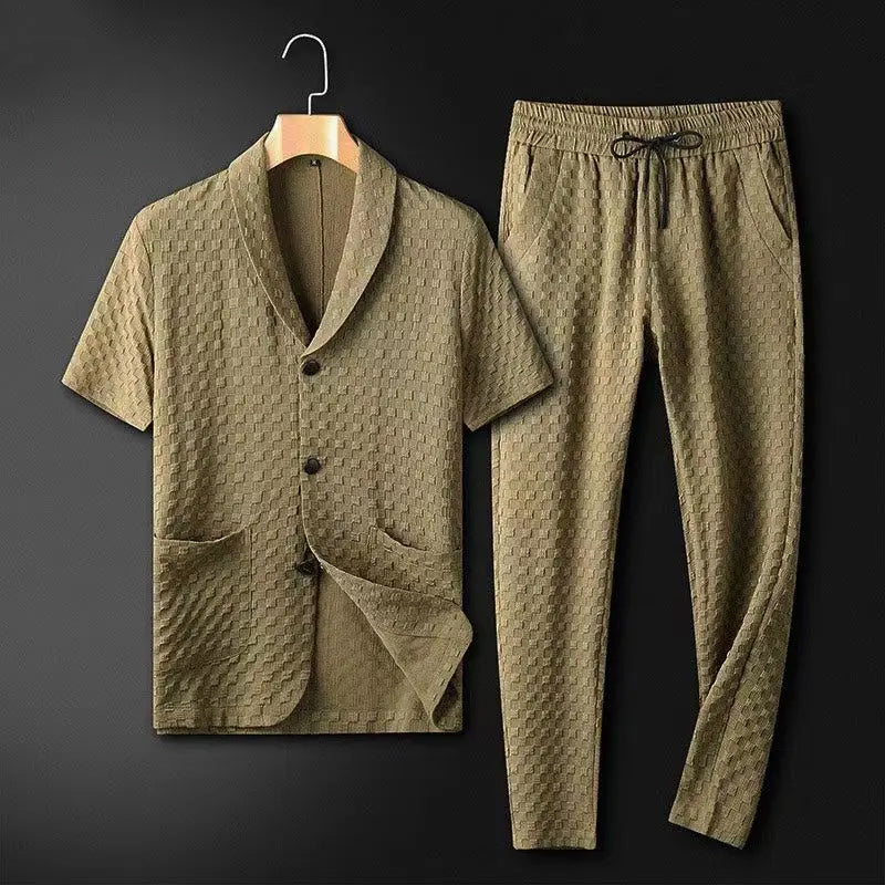 Classic 2-Piece Wool Business Suit - OutfitLondon