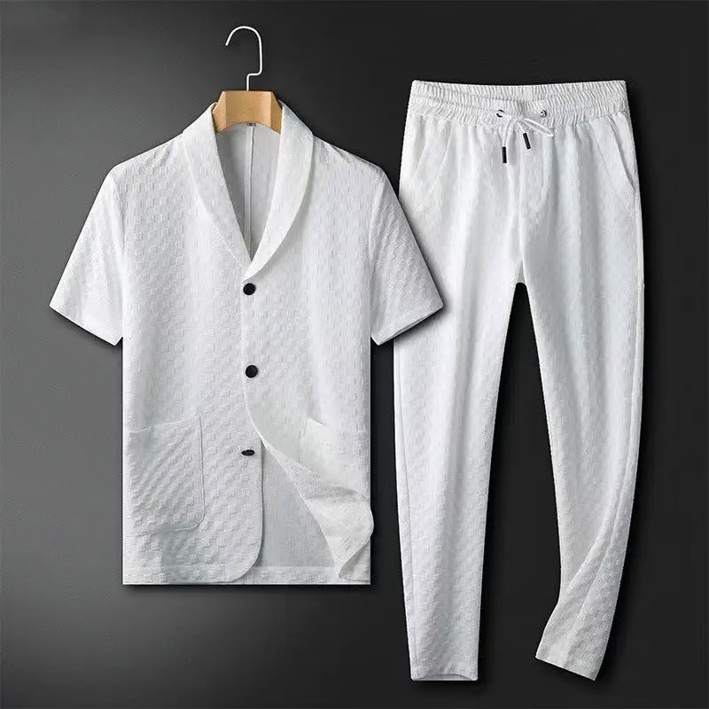 Classic 2-Piece Wool Business Suit