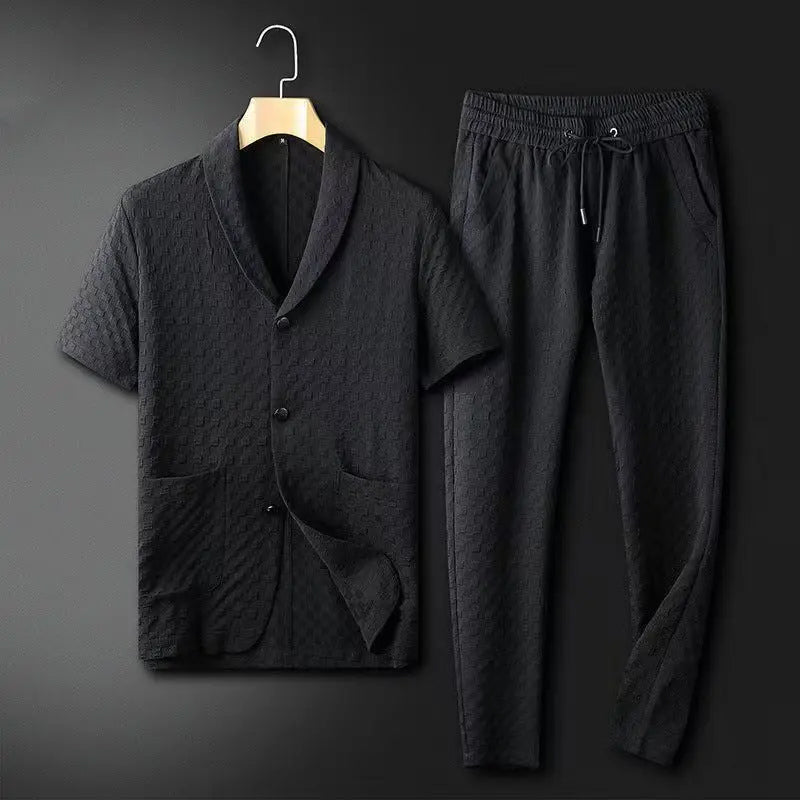 Classic 2-Piece Wool Business Suit