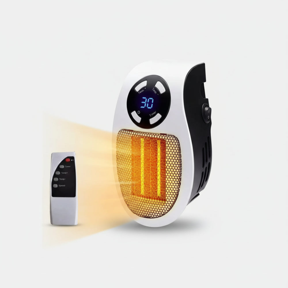 Space Saving Electric Wall Heater with Remote Control