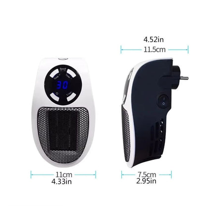 Space Saving Electric Wall Heater with Remote Control
