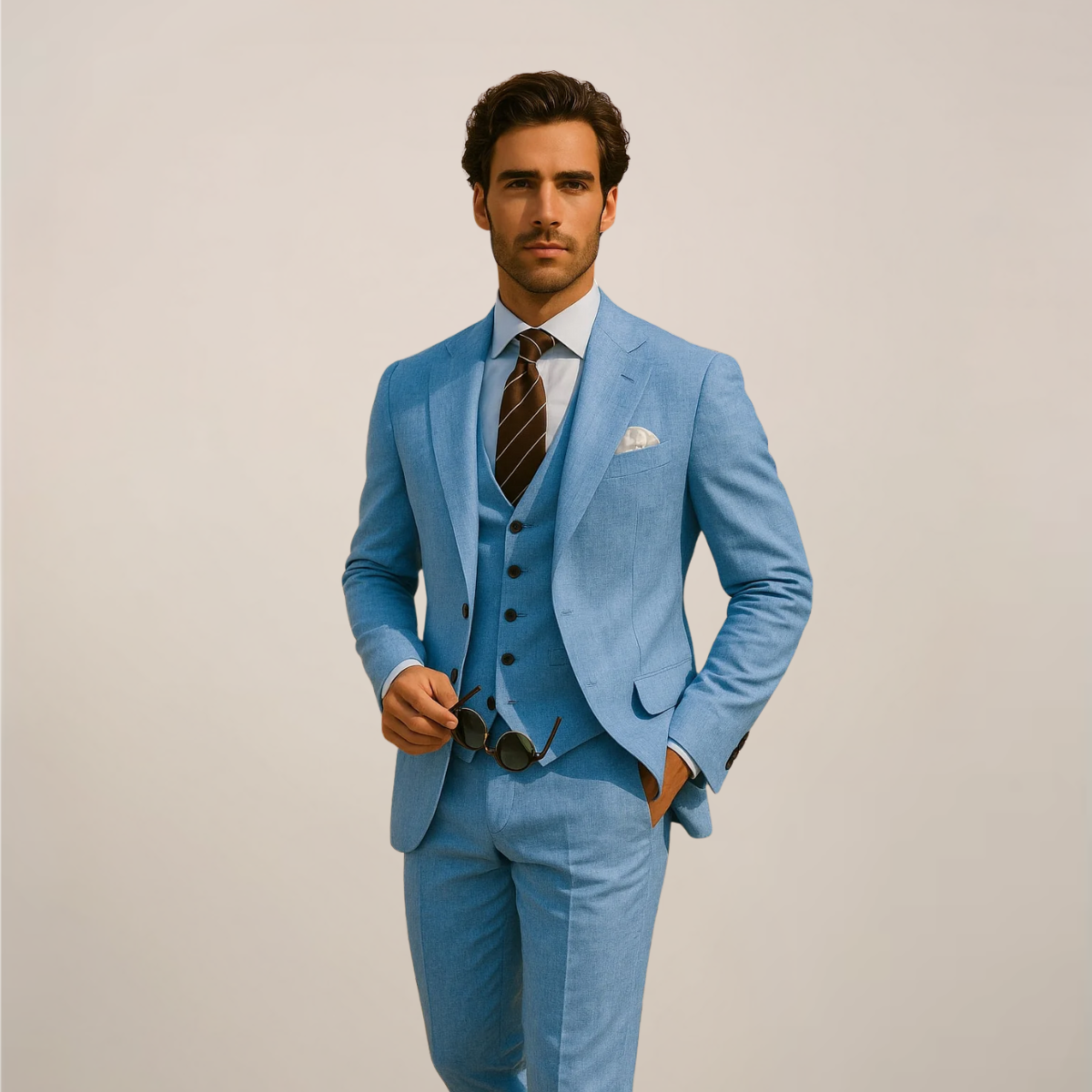 Classic Mens 3 Piece Formal Suit