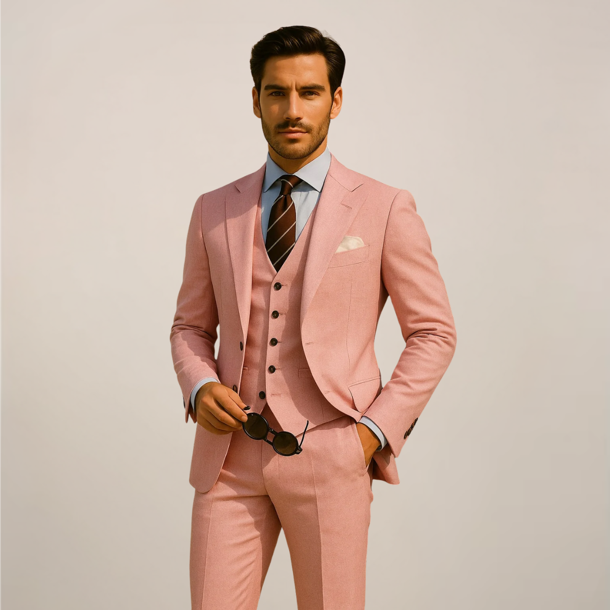 Classic Mens 3 Piece Formal Suit