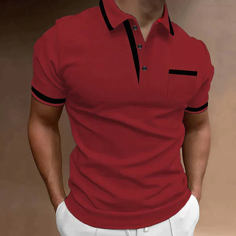 Thyrone Men's Classic Polo Shirt Cotton
