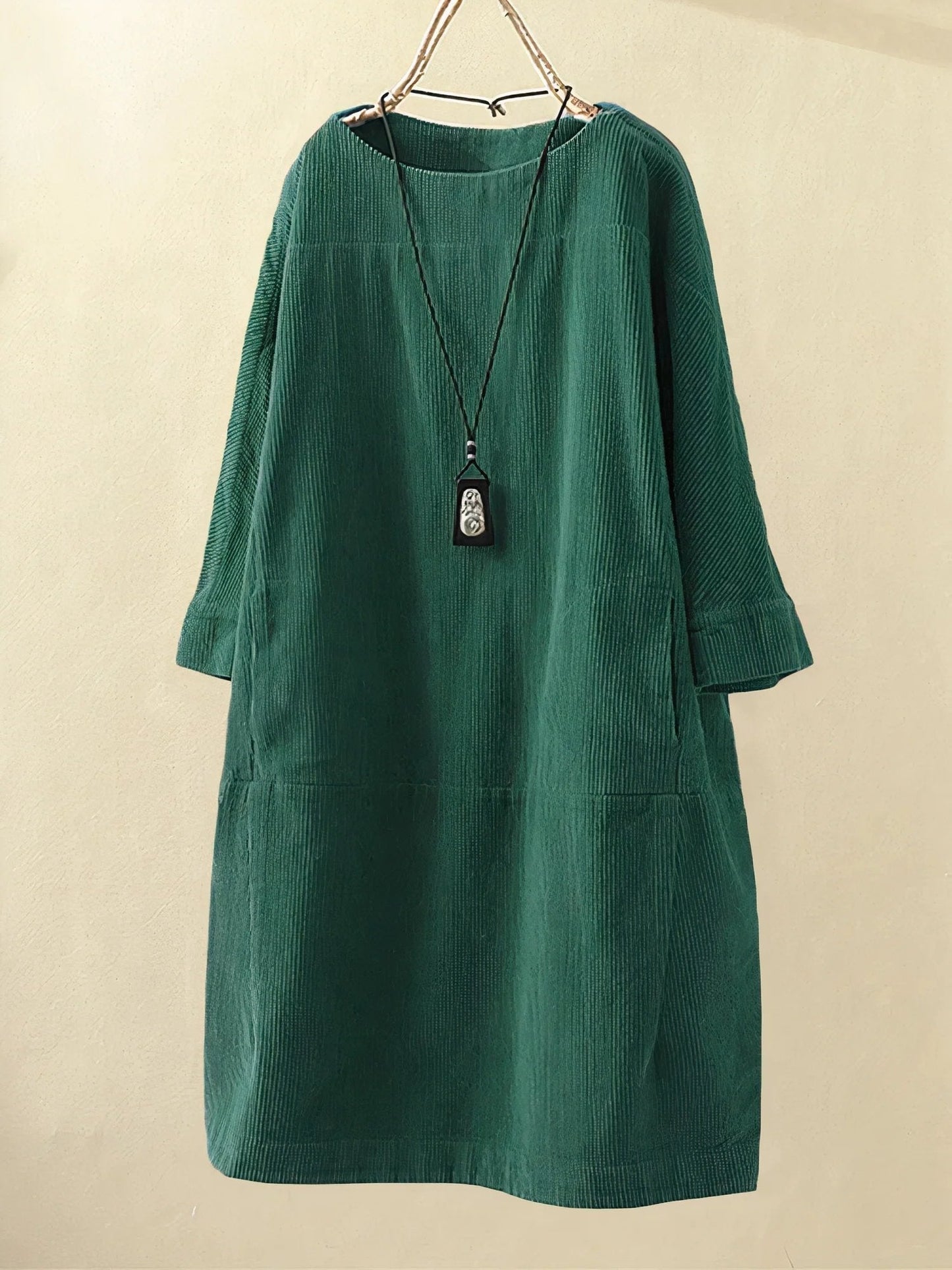 Warm Ladies Knee Length Winter Dress