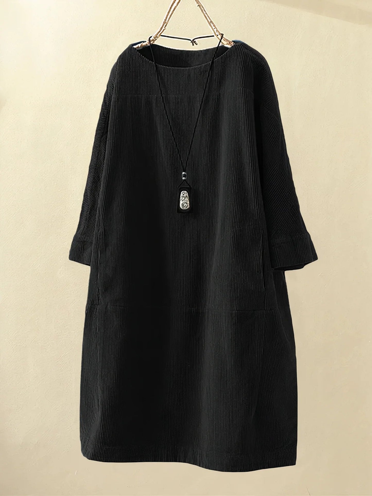 Warm Ladies Knee Length Winter Dress