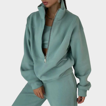 Ladies' Soft Two-Piece Sports Suit - OutfitLondon