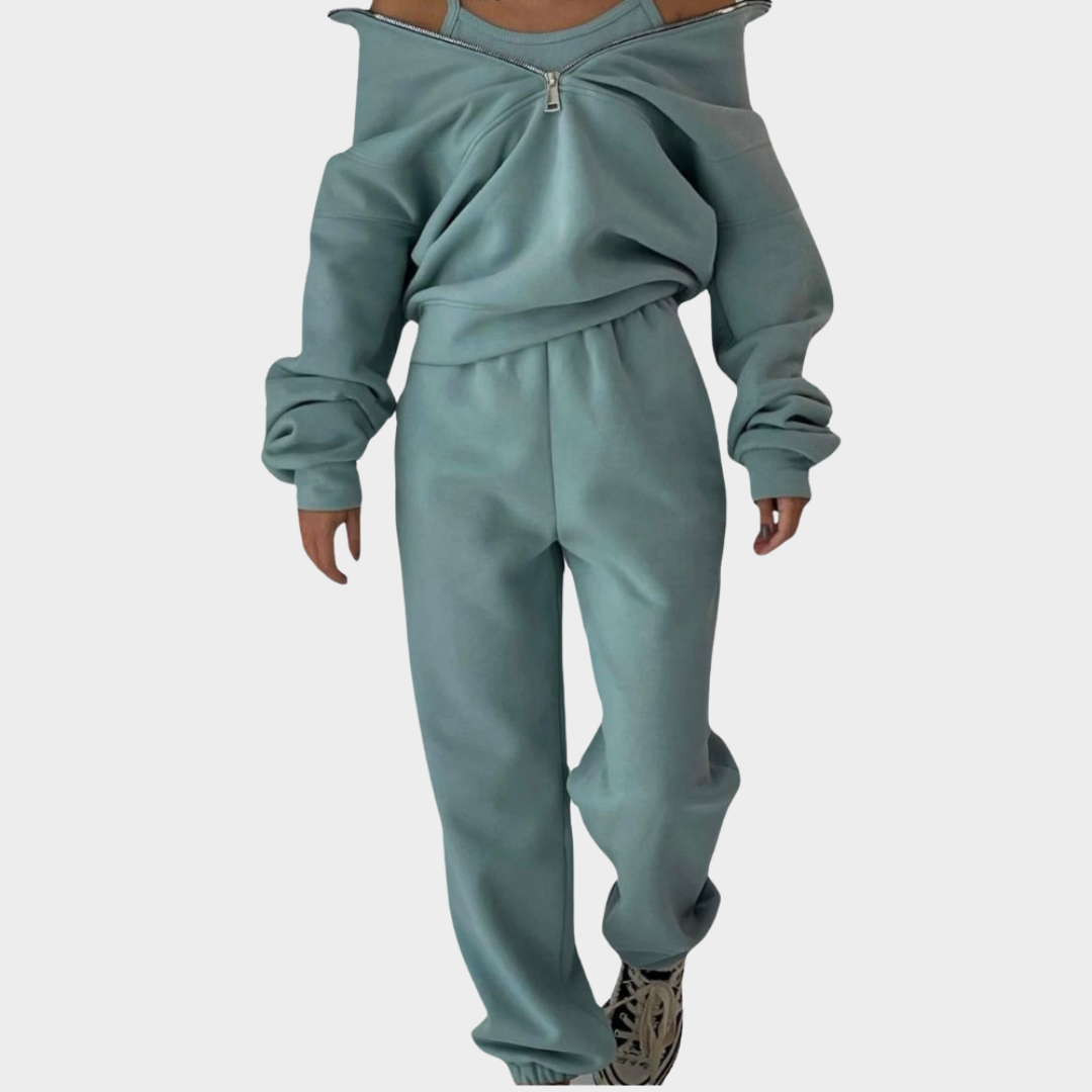 Ladies' Soft Two-Piece Sports Suit