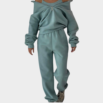 Ladies' Soft Two-Piece Sports Suit
