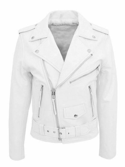 Classic Leather Motorcycle Jacket for Men