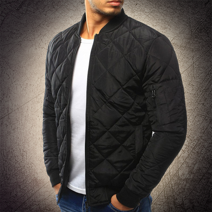 Insulated Padded Mens Flight Jacket - OutfitLondon