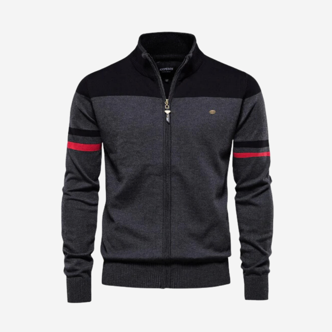 Men's Athletic Zip Up Sweater
