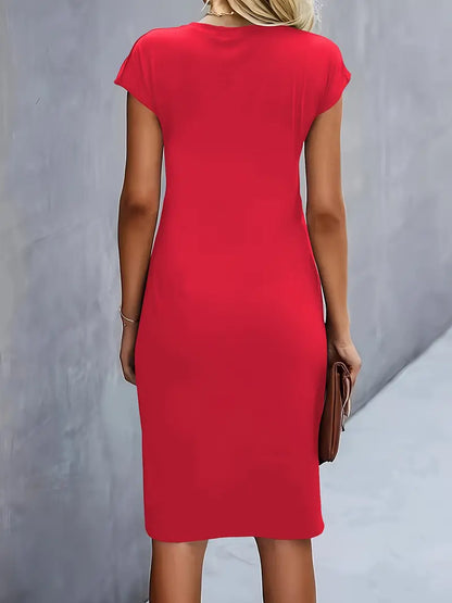 Elegant Women's Party Midi Dress