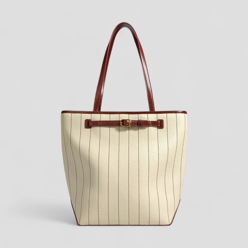 Classic Large Leather Shoulder Bag - OutfitLondon