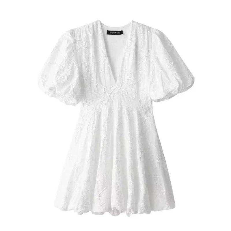 Comfortable Floral Summer Dress for Ladies - OutfitLondon