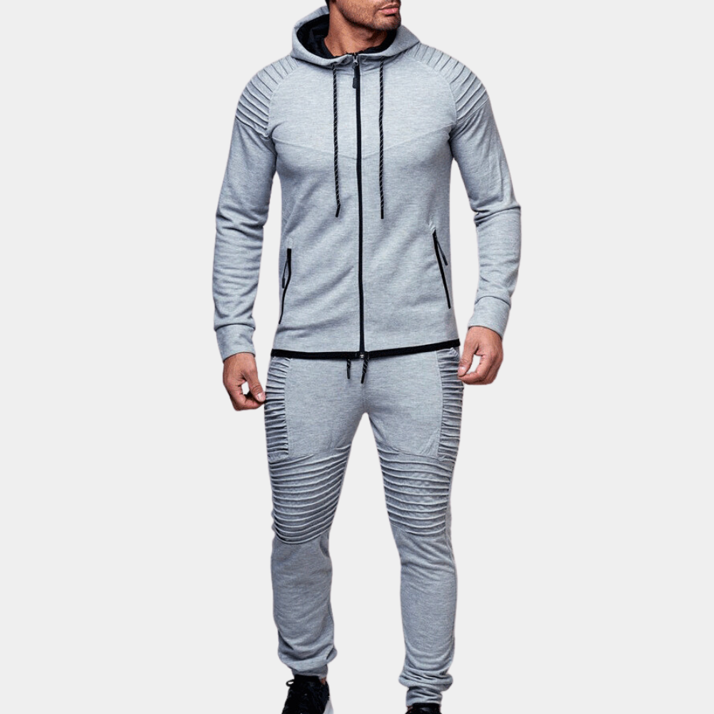 Relaxed Fit Hoodie Tracksuit for Men