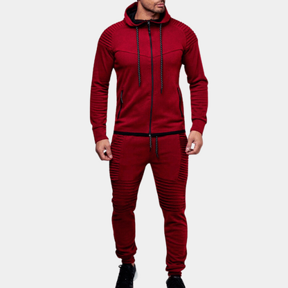 Relaxed Fit Hoodie Tracksuit for Men