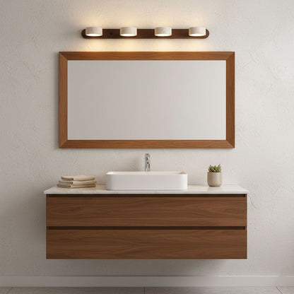 Contemporary Stone Round LED Wall Light Fixture