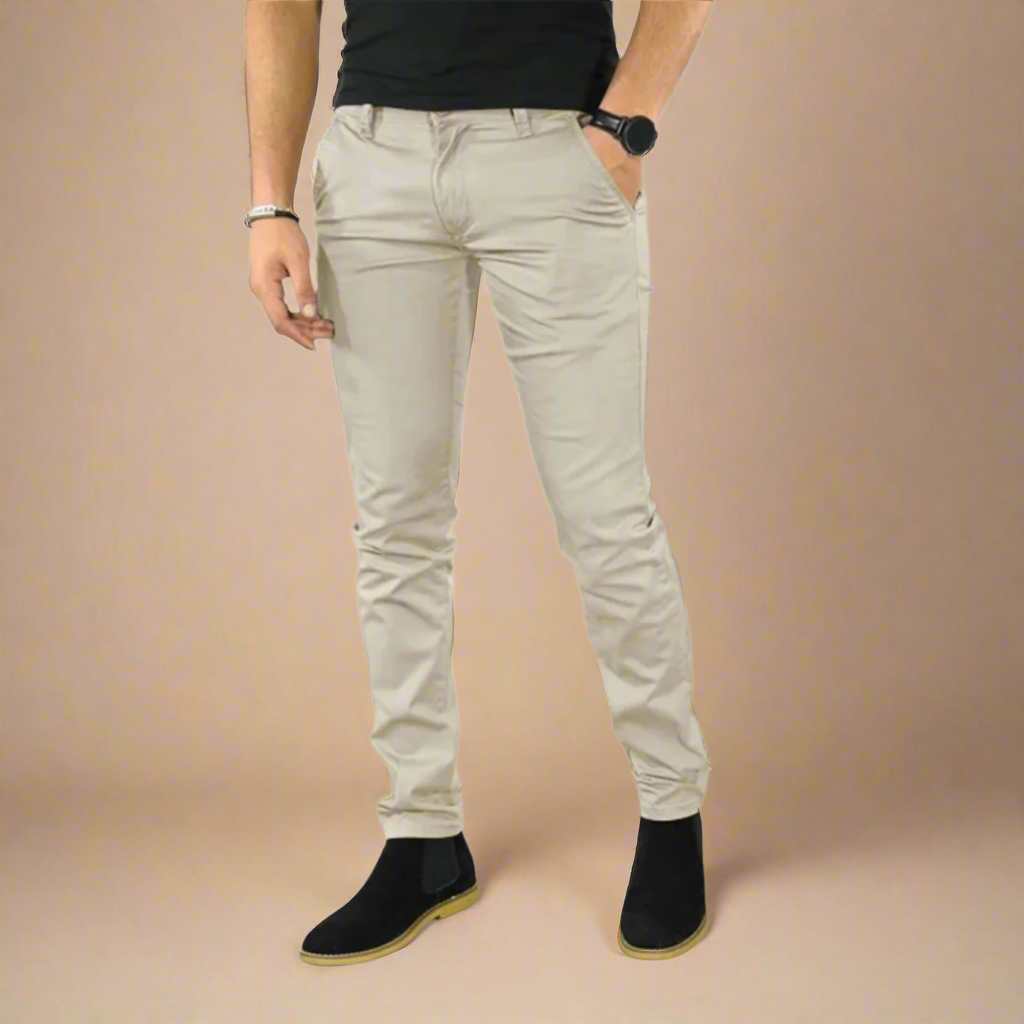 Men's Slim Fit Stretch Chino Pants