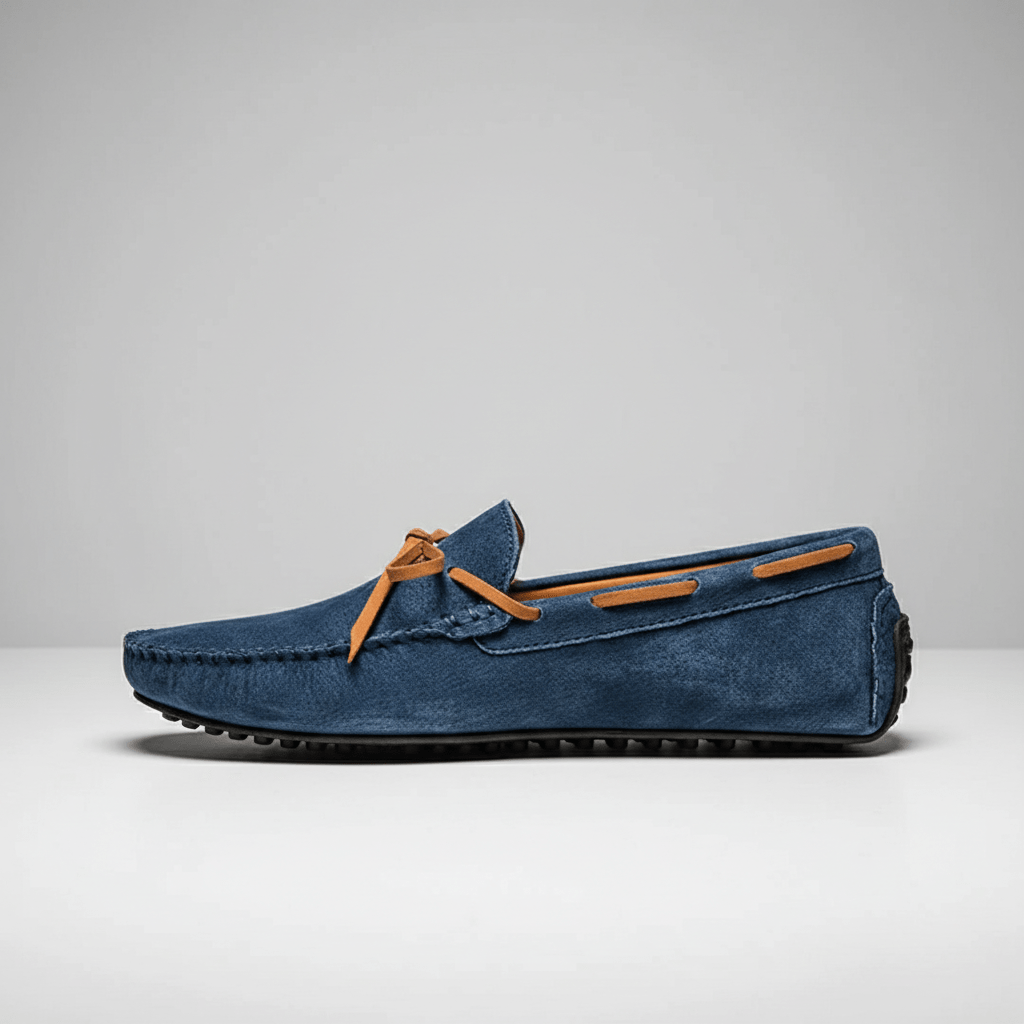 Comfortable Slip On Loafers with Rubber Grip Sole