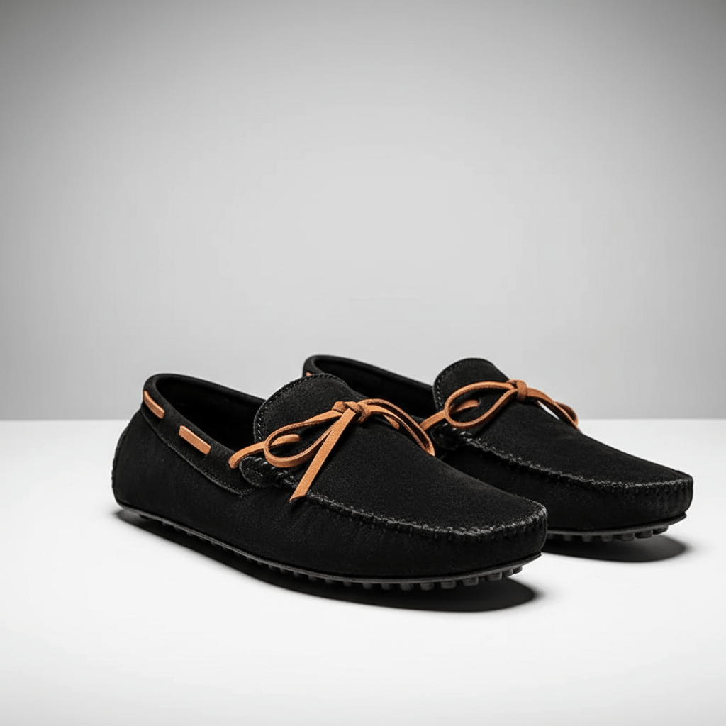 Comfortable Slip On Loafers with Rubber Grip Sole