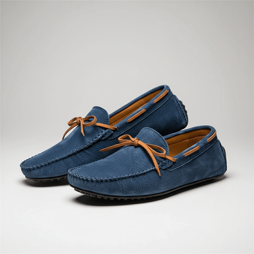 Comfortable Slip On Loafers with Rubber Grip Sole