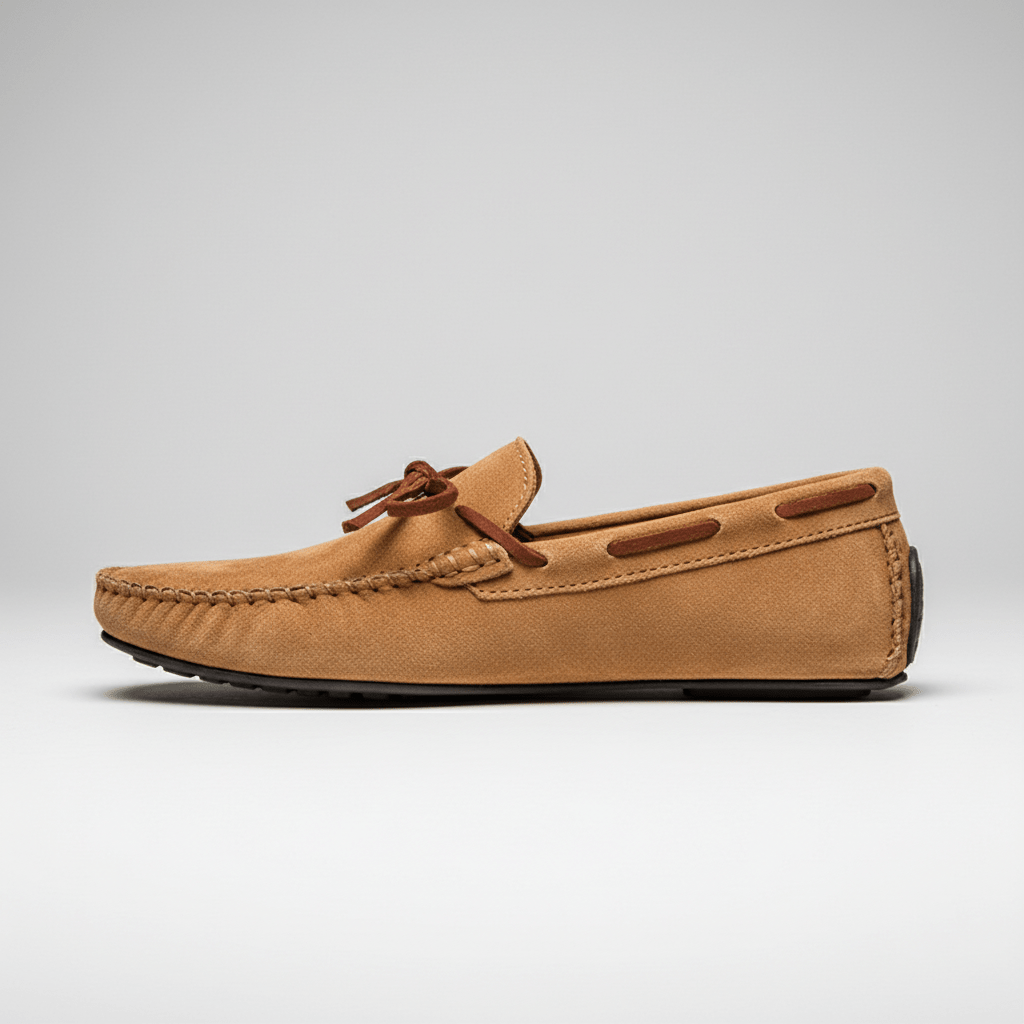 Comfortable Slip On Loafers with Rubber Grip Sole